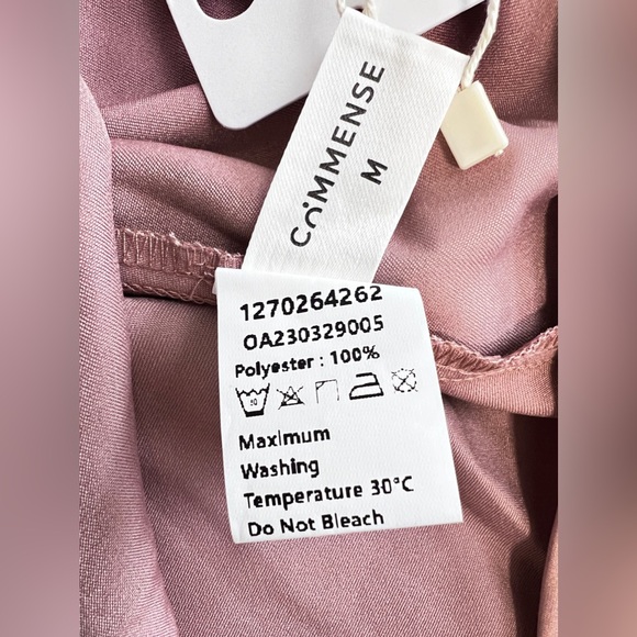 NWT Commence Open Back Satin Long Dress - Picture 13 of 16